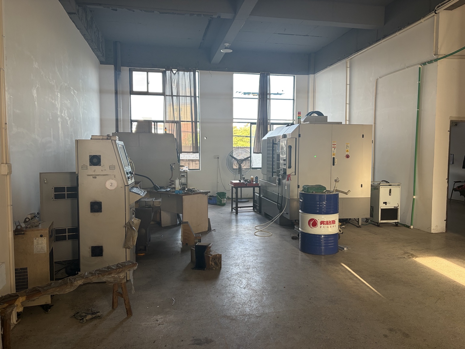Precision engraving machines in the engraving workshop